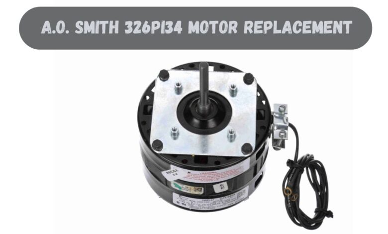 a.o. smith 326pi34 motor replacement