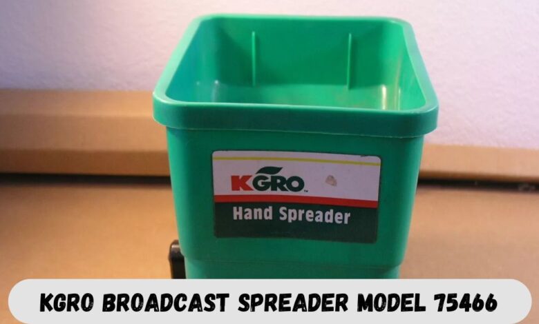 kgro broadcast spreader model 75466